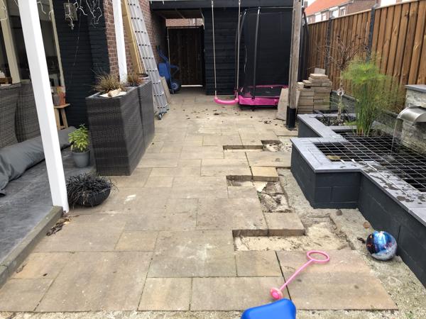 20m2 tegels in Helmond Tuin en Terras, Tegels en Sierbestrating