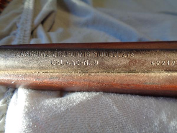 KERMIS BUKS ANSCHUTZ MODEL 275 - MET HOUDER