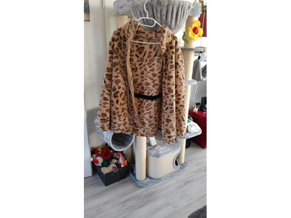 dames luipaardprint.fleece m