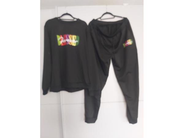 tweedelige heren set zwart blessed 3XL