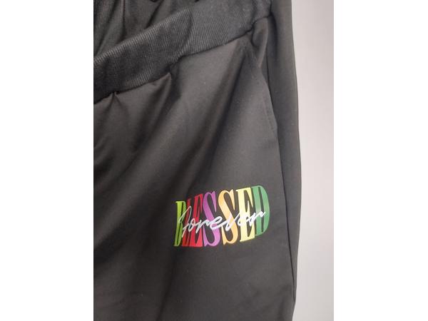 tweedelige heren set zwart blessed 3XL