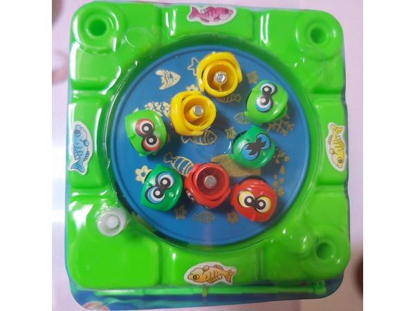 opwindbaar vis hengel spel groen reis editie