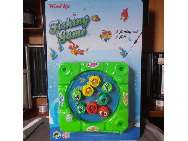 opwindbaar vis hengel spel groen reis editie