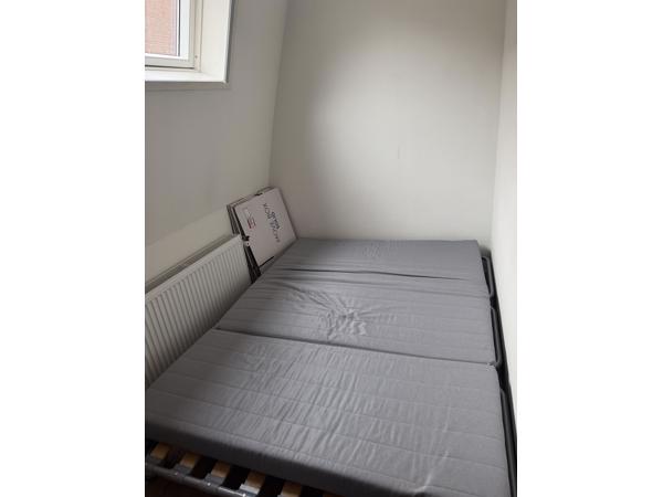 Slaapbank met wasbare hoes, gaat weg in verband met verhuizing