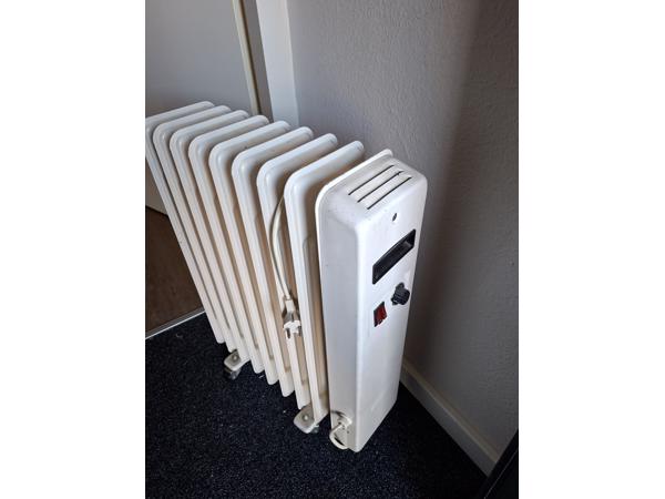 Radiator, werkt op olie