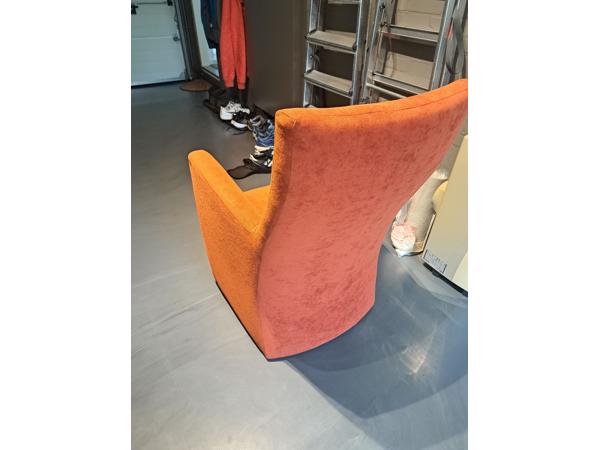 Keurige fauteuil,  kleur Rood/Oranje