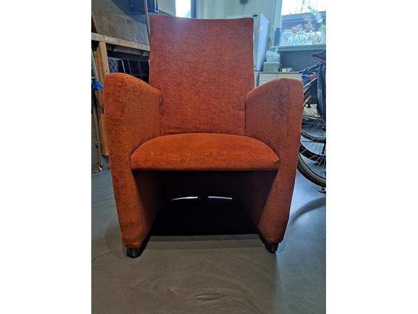 Keurige fauteuil,  kleur Rood/Oranje