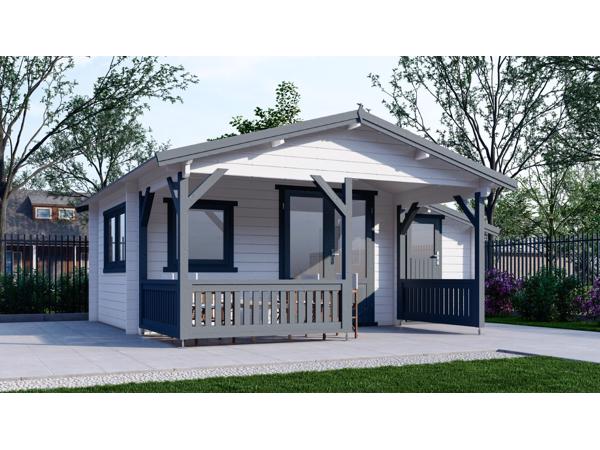 NIEUW Tuinhuis met overkapping 4×3+2Z