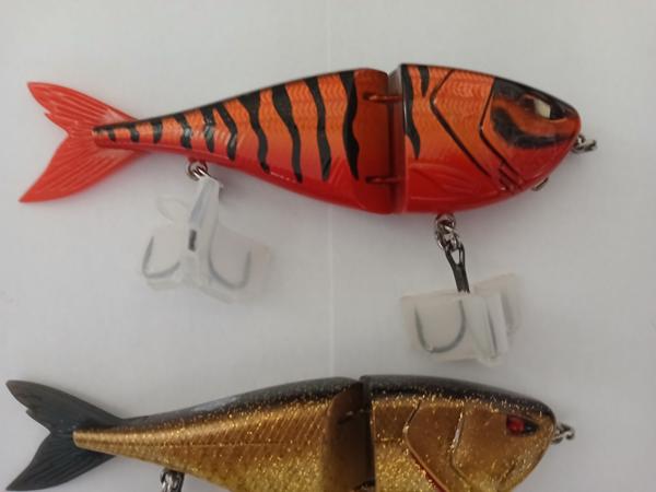 Setje van 5 stuks Berkley zilla jointed glider 13,5cm