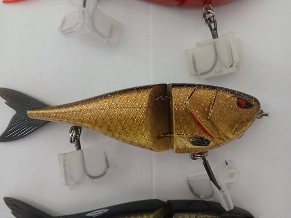 Setje van 5 stuks Berkley zilla jointed glider 13,5cm