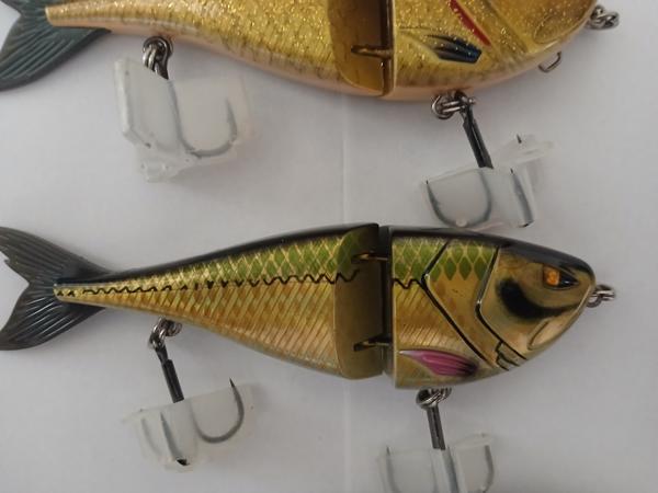 Setje van 5 stuks Berkley zilla jointed glider 13,5cm