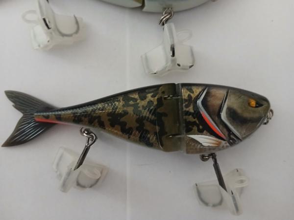 Setje van 5 stuks Berkley zilla jointed glider 13,5cm