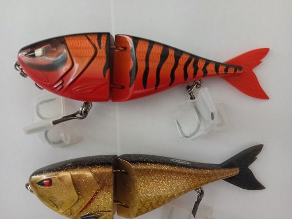 Setje van 5 stuks Berkley zilla jointed glider 13,5cm