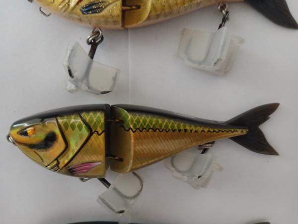 Setje van 5 stuks Berkley zilla jointed glider 13,5cm