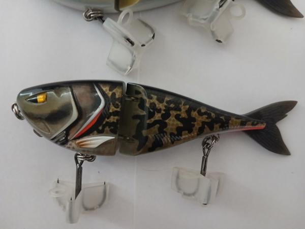 Setje van 5 stuks Berkley zilla jointed glider 13,5cm