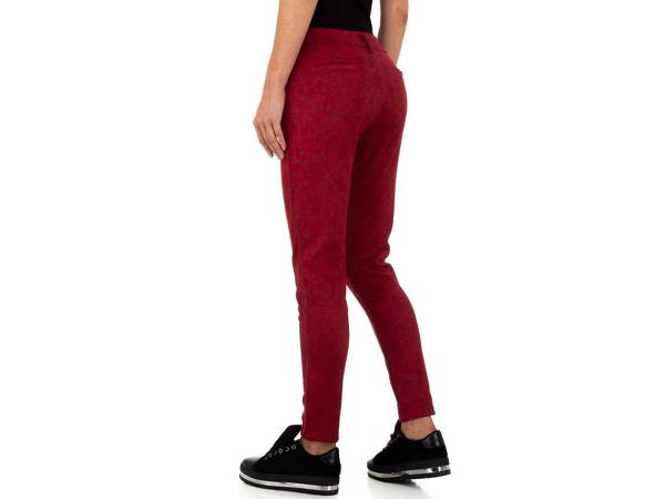 Drole de Copine stretchy zachte sterren broek rood S/36