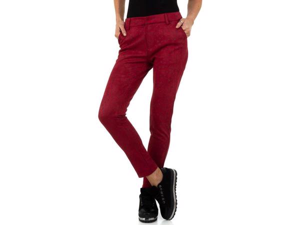 Drole de Copine stretchy zachte sterren broek rood S/36