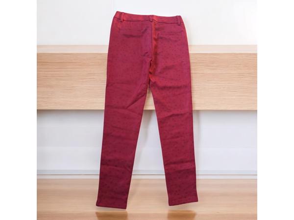 Drole de Copine stretchy zachte sterren broek rood S/36