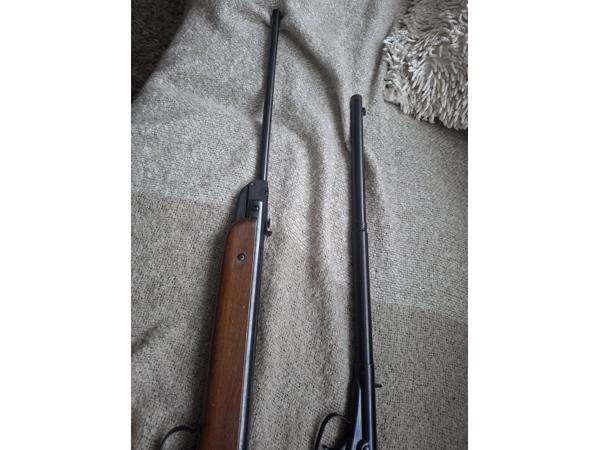 Luchtbuks Diana model 1 en Diana model 22. In hele mooie sta