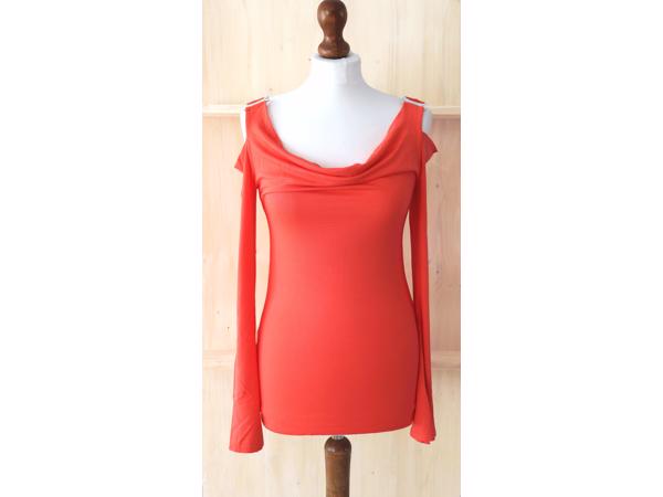 Shirt  1 maat (34/40) Wit, oranje, rood of roze, nieuw