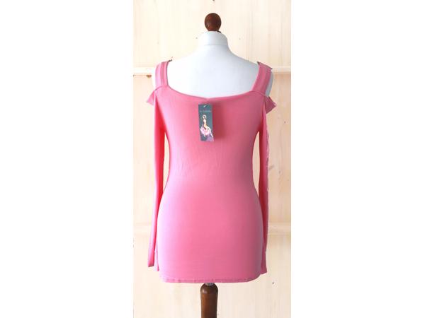 Shirt  1 maat (34/40) Wit, oranje, rood of roze, nieuw