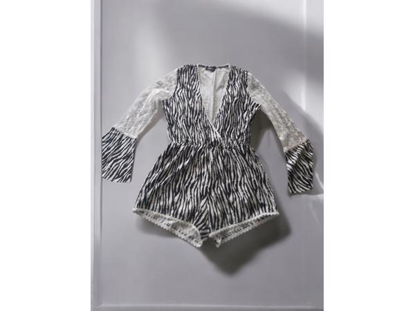 Emmash Paris playsuit zebra M/38