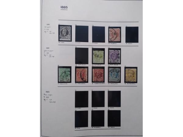 Postzegels uit Roemenië  periode 1872-1906