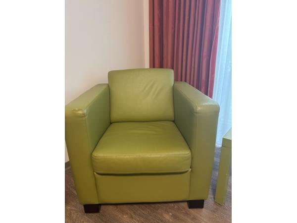 Groene fauteuils