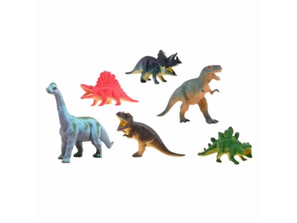 6x Animal World Dinosaurus speelset