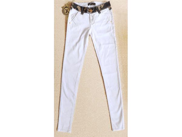 Skinny jeans, kleur: wit, maat 34, 36 of 38 (nieuw)