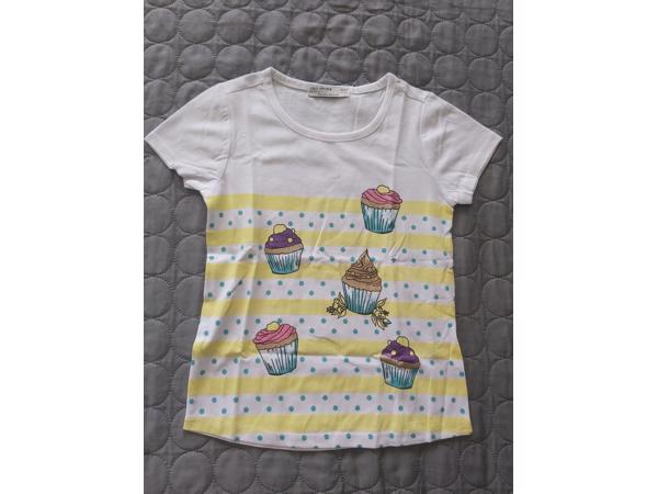 Glo-Story cupcakes t-shirt geel 110