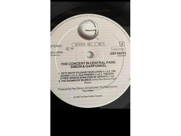 2x Lp album Simon & Garfunkel - The Concert In Central Park