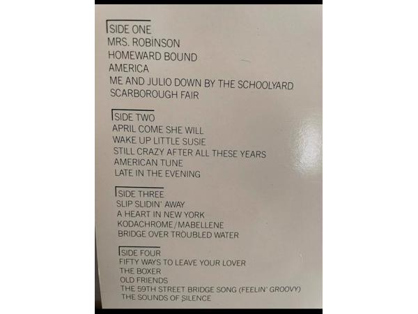 2x Lp album Simon & Garfunkel - The Concert In Central Park