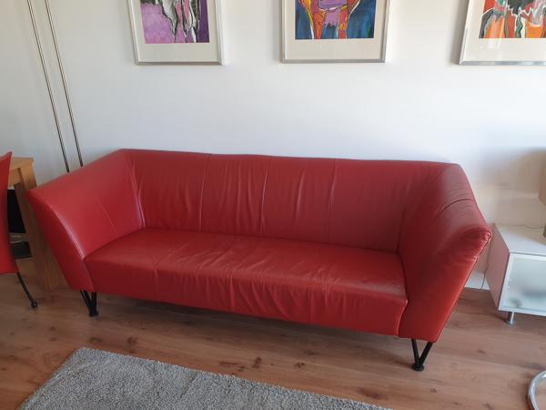 Designbank Harvink van echt leer