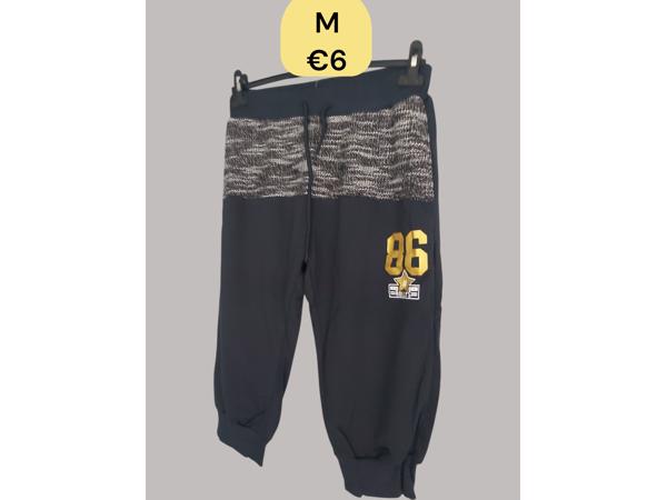 Nanqier heren korte broek donkerblauw grijs M