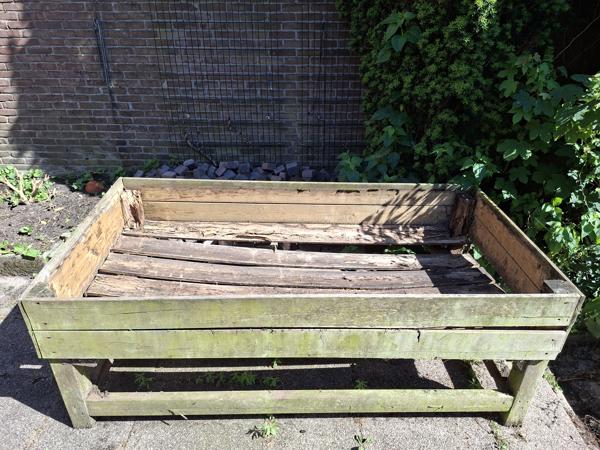 Houten kweekbak
