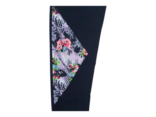 Legging zwart lila S/M