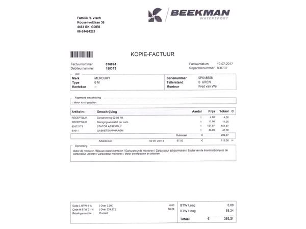 Mercury 6PK 2T Langstaart