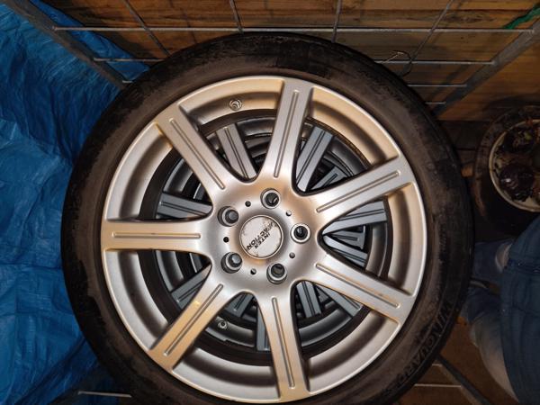 Set van 4 gebruikt 17 inch lichtmetalen velgen