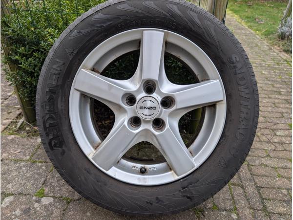 winterbanden op velg 195/65R15 6,5x 15h2