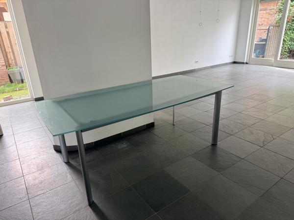 Eettafel glas Rolf Benz