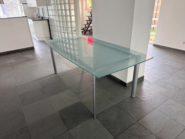 Eettafel glas Rolf Benz