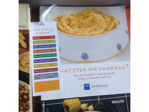 Kookboeken,met meus en vork,peutervoeding,fit & gezond ,tips