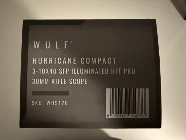 Wulf Hurricane compact pro 3-10x40 HFT