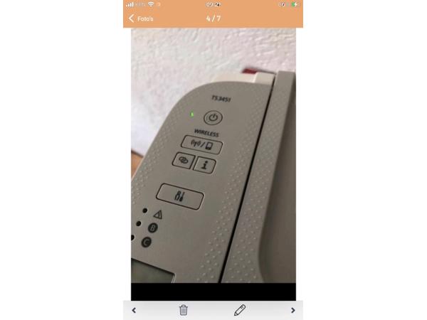 Canon Pixma TS3450 all-in-one A4 inkjetprinter