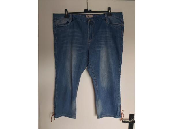 Fitt driekwart jeans 4XL/48