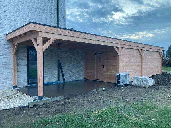 Maatwerk- Douglas houten bijgebouwen, tuinhuisjes