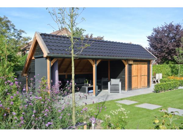 Maatwerk- Douglas houten bijgebouwen, tuinhuisjes