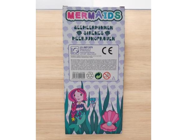 Mermaid zeemeermin pop blauw 18cm