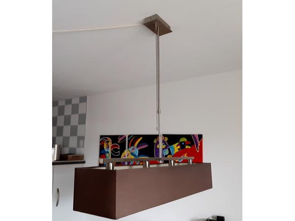 Hanglamp met dimfunctie en/of 2 staande lampen, stoffen in Roosendaal - Huis en Inrichting, Verlichting - Markanda